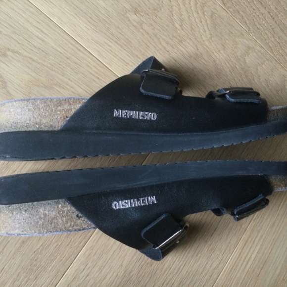 Mephisto Harmony Black Sandals - Picture 4 of 16